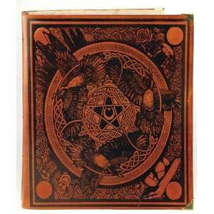 Morrigan Book of Shadows Leather Blank Book Honey Mead 