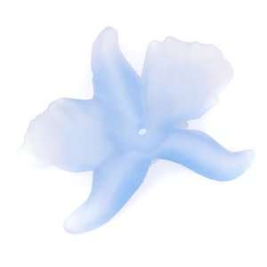   Exotic Blue Frost Matte Orchid Flowers 25mm (6) Arts, Crafts & Sewing