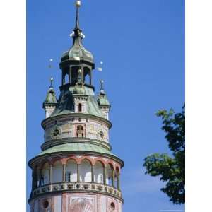  Castle Tower, Cesky Krumlov, South Bohemia, Czech Republic 