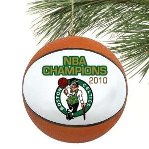  Boston Celtics 2010 NBA Champions Mini Basketball Ornament 