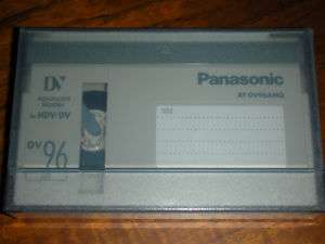 PANASONIC AY DV96AMQ DV/HDV Video Cassettes  