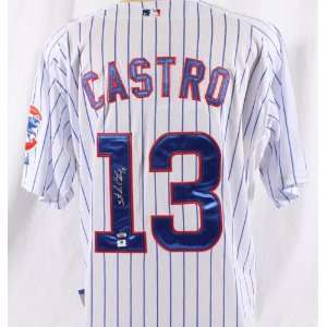  Starlin Castro Autographed Authentic Cool Base Jersey 