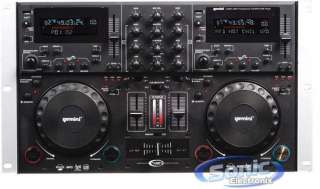GEMINI CDMP 6000 Dual CD//USB DJ Mixing Console 747705202826  