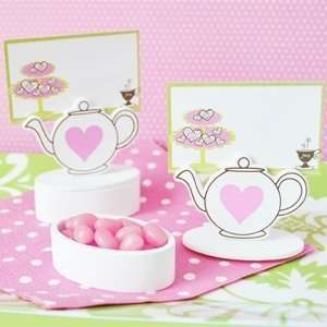  Teapot Place Card Wedding Favors Boxes with Designer Place 
