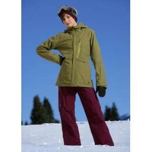 Burton 2010 Womens [ak] 2L Altitude Jacket (Olive) L (9/11)O