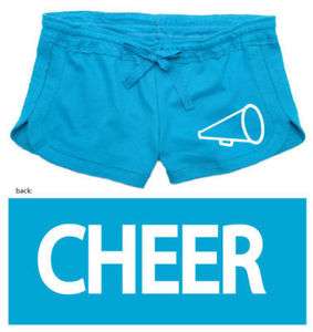 Cheerleading Cheer Juniors Lounge Sweat Short Shorts  