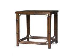 Chinese Style Bamboo Square Coffee Table s497sv  