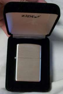 Zippo 13 Brushed Chrome Sterling Silver Cigar Lighter  