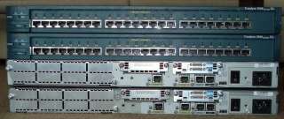 Cisco 2x 2611 2E Routers 2x 2924 Switches CCNA CCNP LAB  