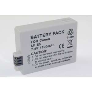   Battery for Canon EOS Digital Rebel XSi XS LPE5  ATC