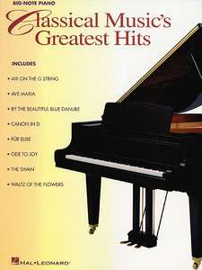 Classical Music Greatest Hits Big Note Easy Piano Book  