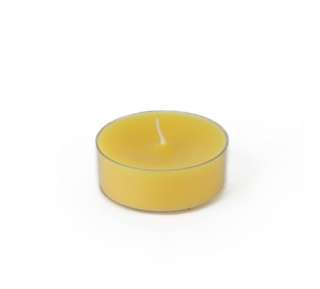   Mega Oversized Yellow Tealights Clear Cups (12pc/Box)  