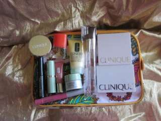 Clinique Lot (14) Skincare  Makeup Fragrance +TrinaTurk Bag  