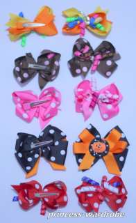   for babies to girls we produced different style of the hair bows clips