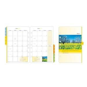 Day Timer Serenity 2 Page Per Month Desk Tabbed Dividers 