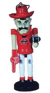 OKLA STATE UNIVERSITY COWBOYS MASCOT NUTCRACKER ORN NIB  