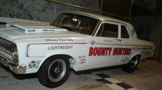 Bob Banning Plymouth   Dodge BOUNTY HUNTER Tom Sneden 1/18th Scale 