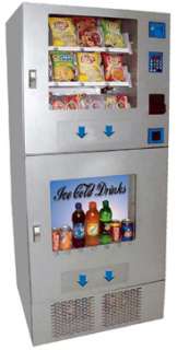 Combo Vending Machine Snack and Soda Pop Bottled Water Energy Drinks 