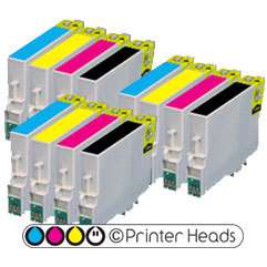 12x T0715 Compatible Epson Printer Ink Cartridges  