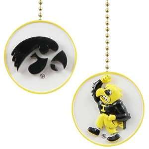   Hawkeyes White Decorative Ceiling Fan Pull Chain