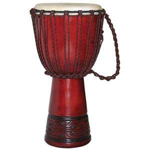  Celtic Labyrinth Djembe, Cherry Finish 11 12 in. Head 