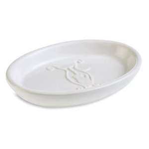   546 White or Colored Oval Ceramic Soap Dish 546