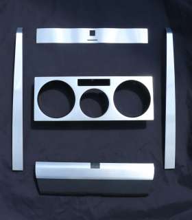 VW Golf Mk4 Brushed Ali Radio Console and Ashtray Set  