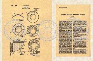 1938 PATENT for the Contact Lens   Feinbloom #870  