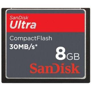 SanDisk 8GB/30MB Ultra CF Card ( SDCFH 008G A11, US Retail Package )