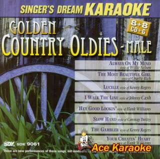 Singers Dream Karaoke CDG SDK9061   Golden Country Oldies   Male 