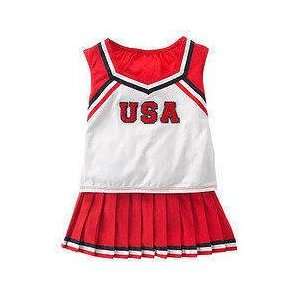  Gymboree USA Cheerleader Costume Infant Girls Size 18 24 