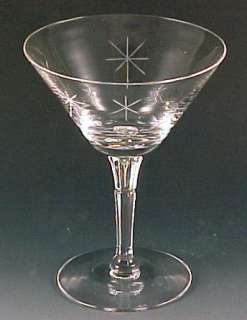 Fostoria Glass Evening Star Cut Crystal Sherbet