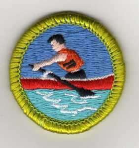 Boy Scouts of America Embroidered Rowing Merit Badge  