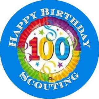 Scouts Happy Birthday 100 Years Balloon Pin Girl Boy  