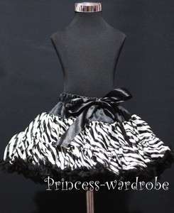   Print FULL Pettiskirt Skirt Party Dance Tutu Dress Girl 1 8Y  