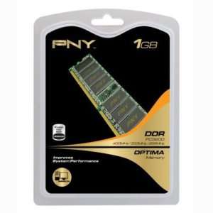 GB PNY Optima RAM DDR 400 MHz PC 3200 single module 751492226484 