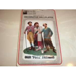  The THREE STOOGES Fore Fathers GOLF Light Switch Plate 
