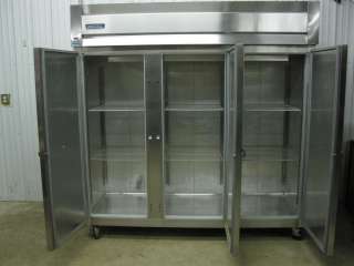 McCall 3 Door 82 Commercial Stainless Steel Refrigerator Cooler 4 