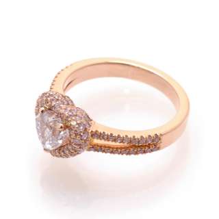 01Ct Ring Heart Diamond Pink Diamond Ring Color  