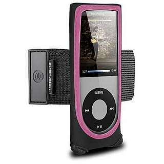 DLO Philips iPod Nano 4G ARMBAND CASE DLA71023P Blk/Pnk 609585164697 