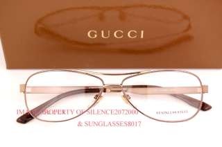 Brand New GUCCI Eyeglasses Frames 1884 HBC BROWN Men  