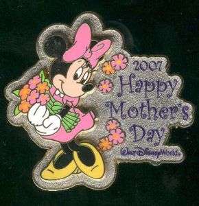 WDW Happy Mothers Day 2007 Minnie LE Disney Pin  