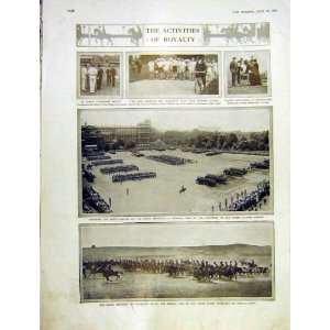  Royalty Activities Lords Cricket Match Trooping 1914