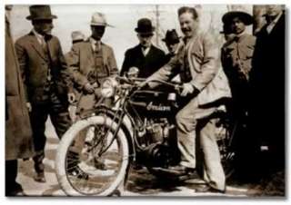 Pancho Villa Motorcycle 1914 Photo Refrigerator Magnet  