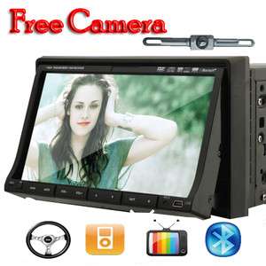 IN CAR CD DVD PLAYER DOUBLE DIN CAR STEREO+ FRECAMERA  