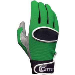 Cutters C Tack Football Receiver Gloves   Kelly Green Large  