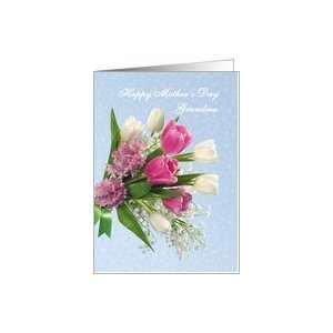  Spring flowers bouquet   Mothers Day card for Grandma Card 
