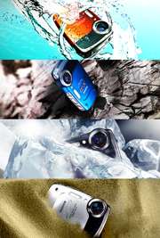 Fuji FinePix XP20 Shock & Waterproof Digital Camera (Blue) Kit