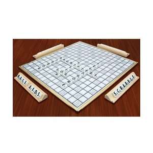  Deluxe Scrabble for Low Vision   Bold Black Print on White 