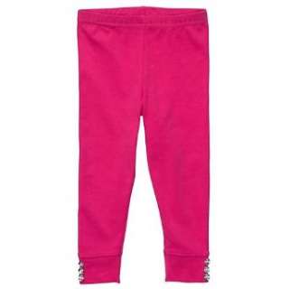   Carters Girls 12 24 Months Pink Sparkle Buttons Leggings Clothing